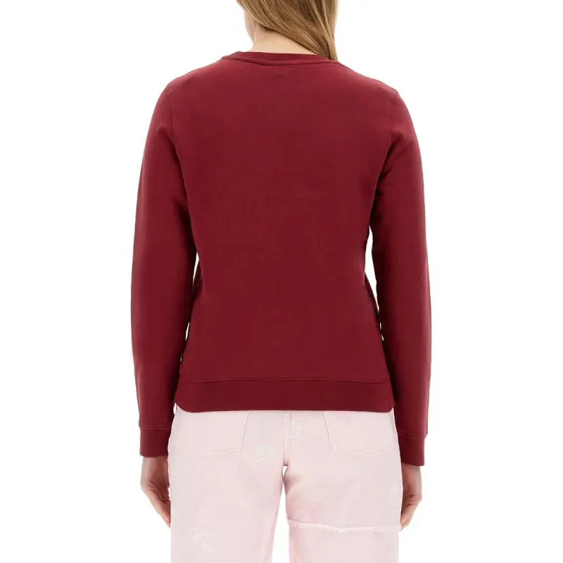 Maison Kitsune Fox Head Patch Crewneck Sweatshirt-4