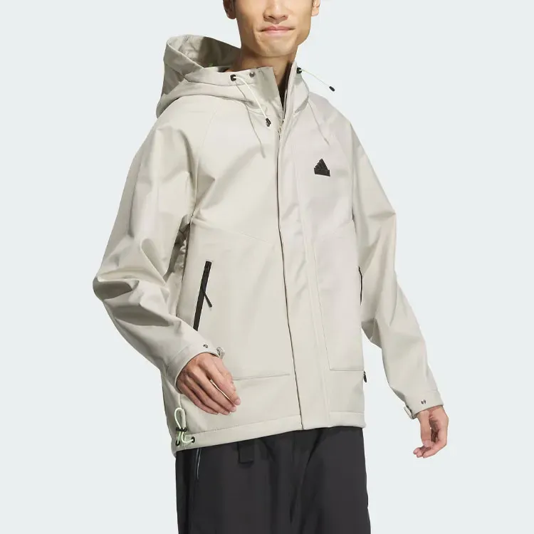 Adidas Jackets Coats Men's Light Gray-1