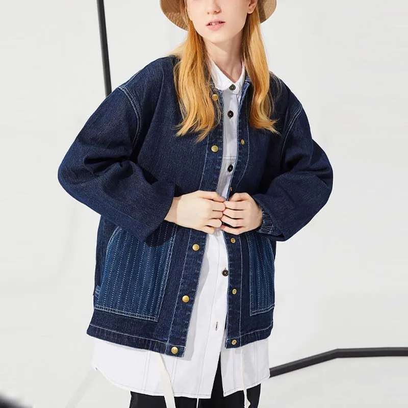 Dickies Denim Jackets Women's Blue-1