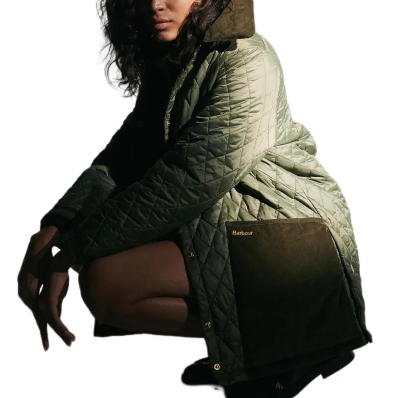 BARBOUR FW24 Puffer Jacket Women's Olive-6