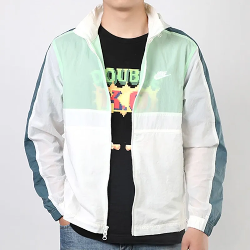 Nike Jackets Men White Green-2