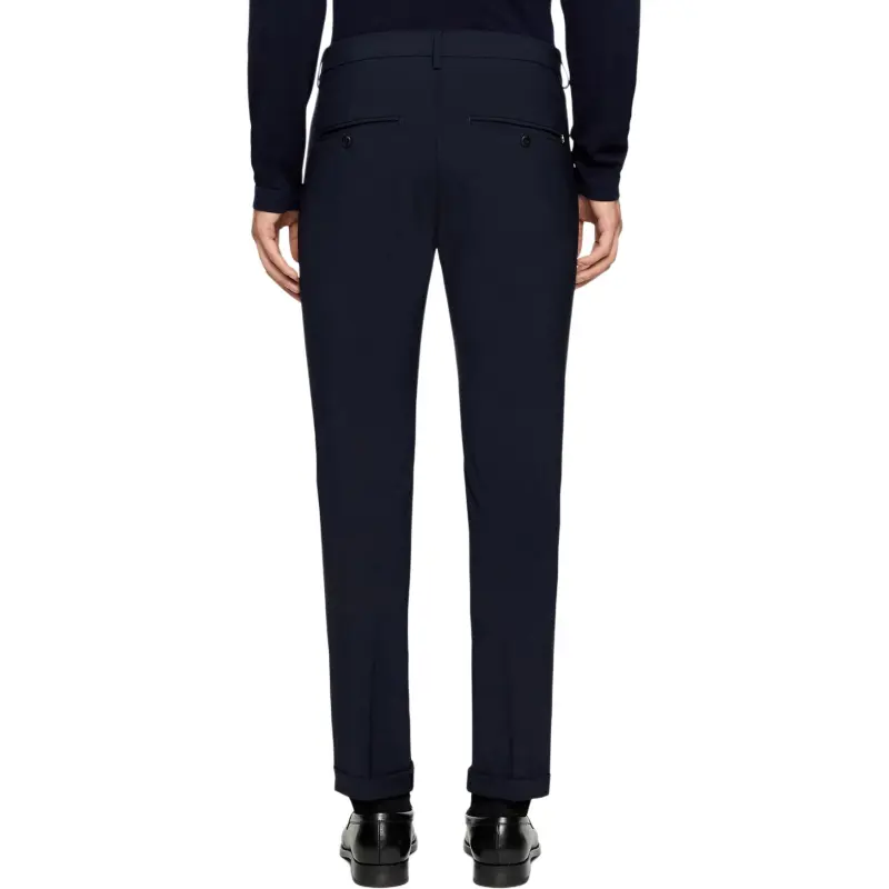Dondup FW24 Casual Pants Men's Marine Blue-3