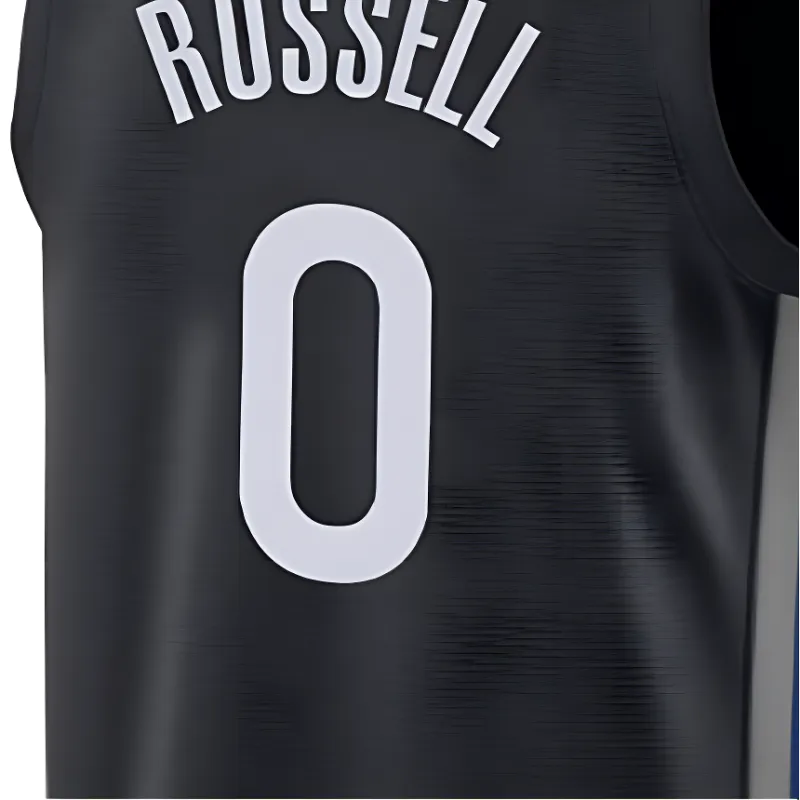 Nike X NBA Basketball Jersey SW Fan Edition 19 20 Golden State Warriors, Russell Size 0 Men's Black-3