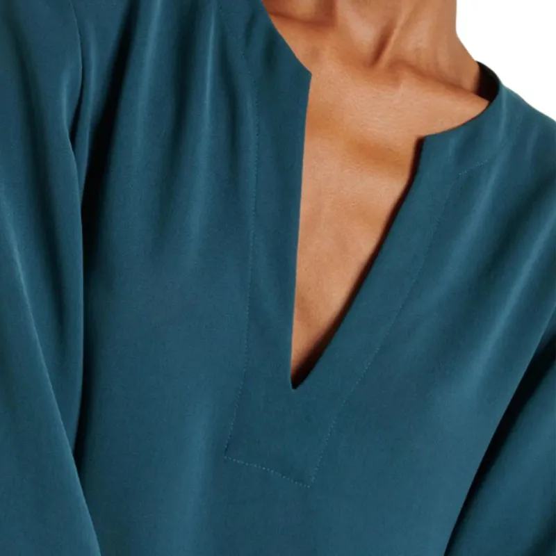 MaxMara Studio V Neck Long Sleeved Top-4