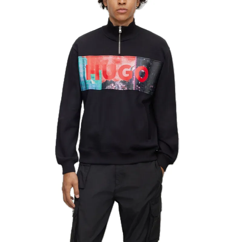 HUGO BOSS SS23 Sweatshirt Men's Black-2