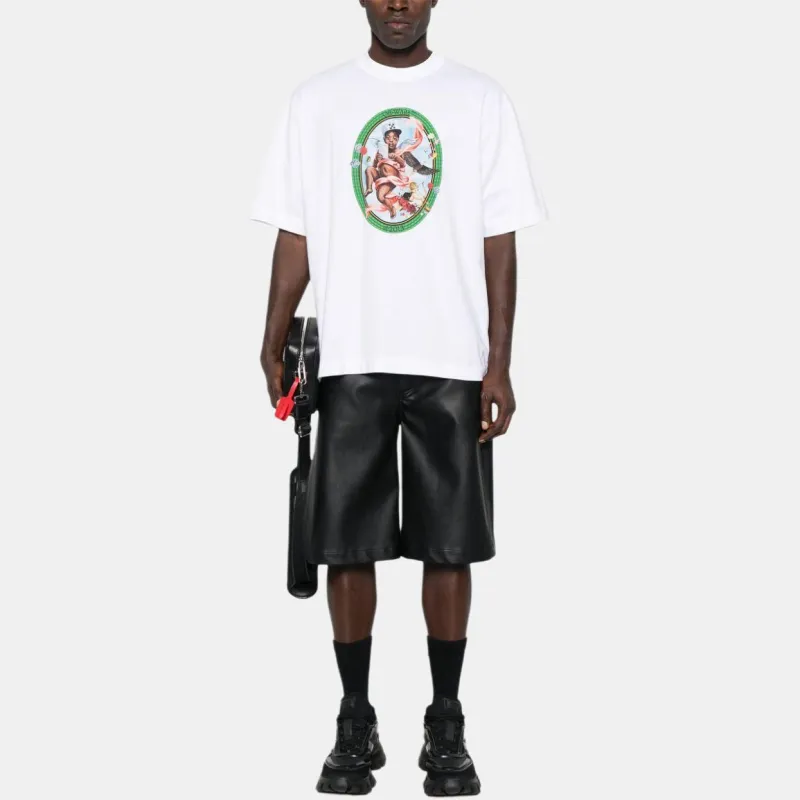 Off Fresco Oval T shirt-1