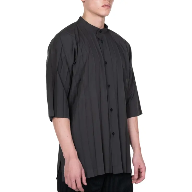 Homme Plissé Issey Miyake Edge Pressed crease Shirt-3