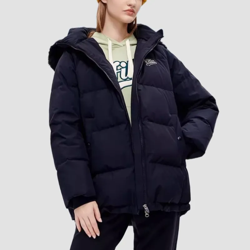 FILA FUSION Down Jacket Women's Pitch Black-2