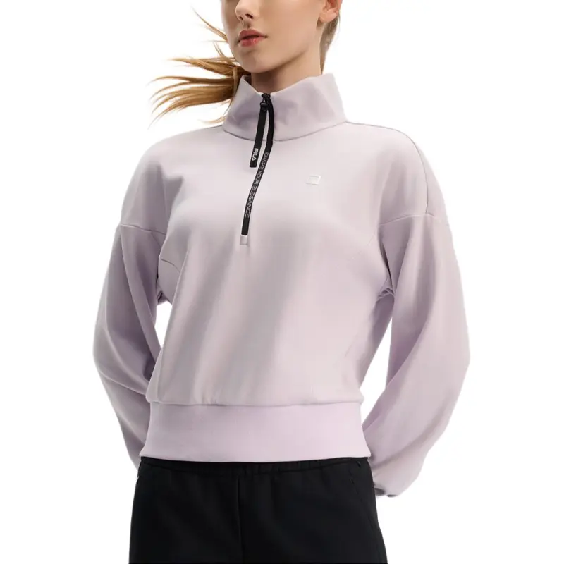 FILA Fitness Sweatshirt Women's Light Dusty Purple-5