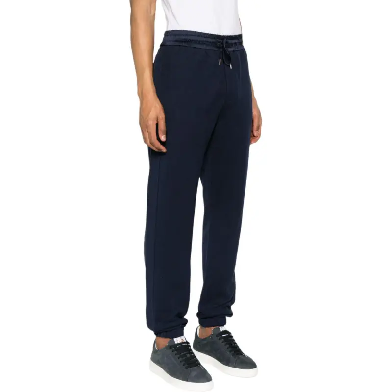 SAINT LAURENT Drawstring Straight Leg Trousers-4