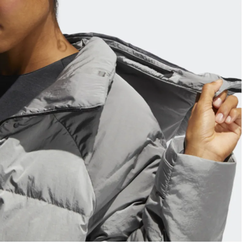 Adidas Down Jackets Women's Gray-3