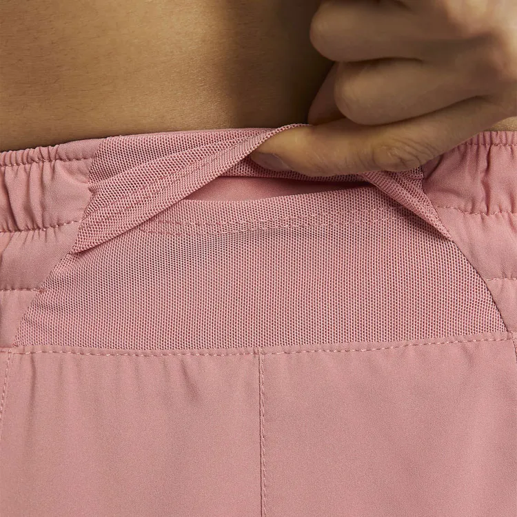 Nike Dri FIT One Swoosh Sports Shorts Women's Stardust Pink-4