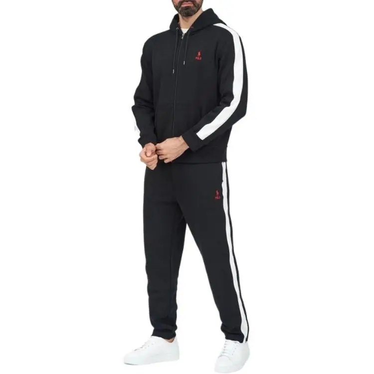 Polo Ralph Lauren Stripe detail Zip up Hoodie-5
