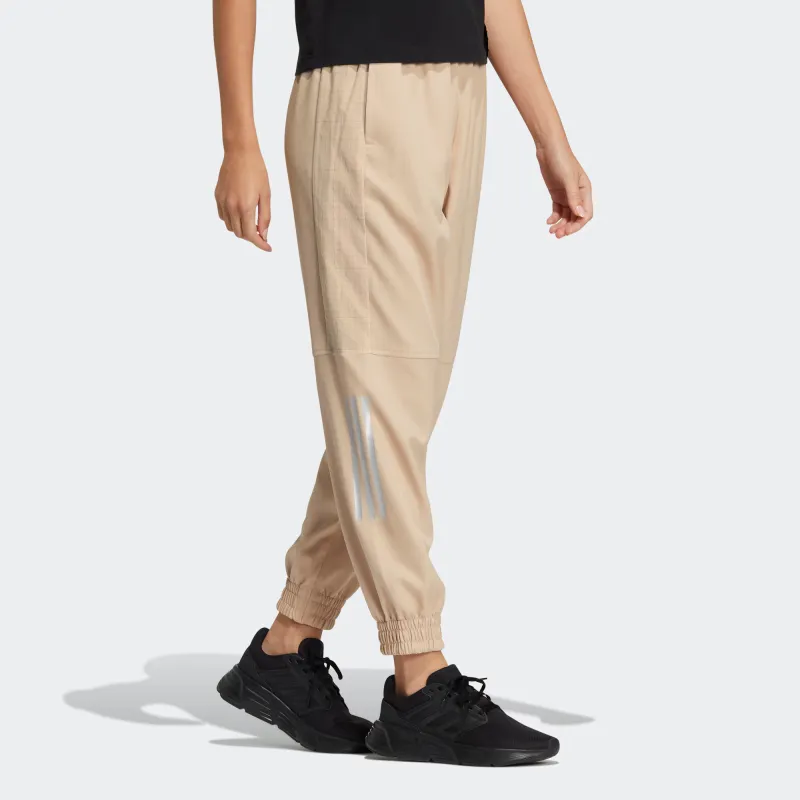 Adidas Knitted Sweatpants Women's Khaki-2