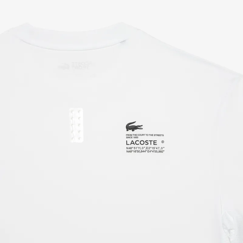 LACOSTE T Shirts Men White-4