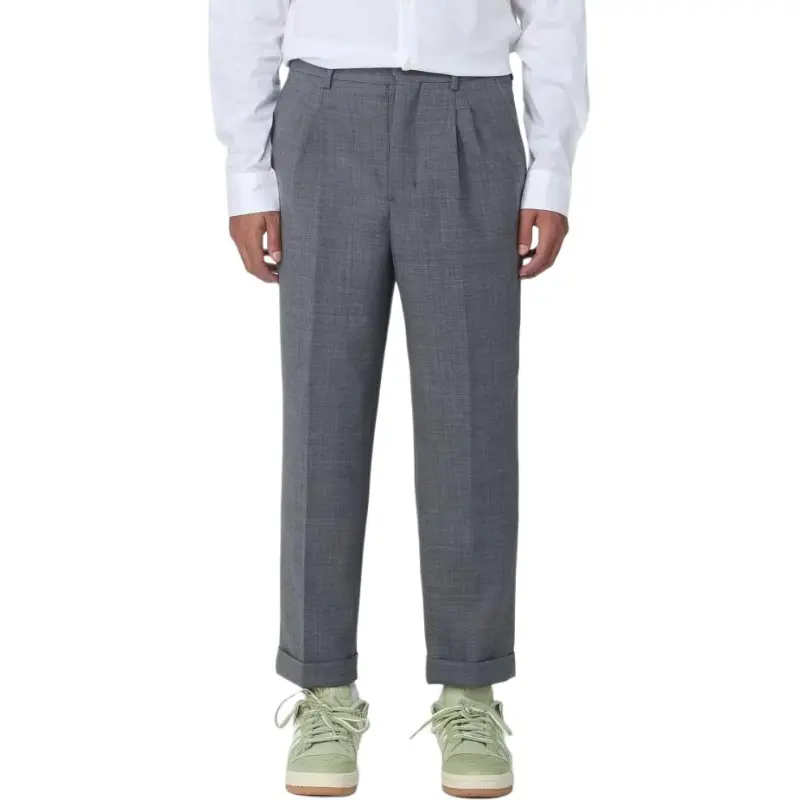 AMIPARIS Paris Pressed Crease Cropped Trousers-2