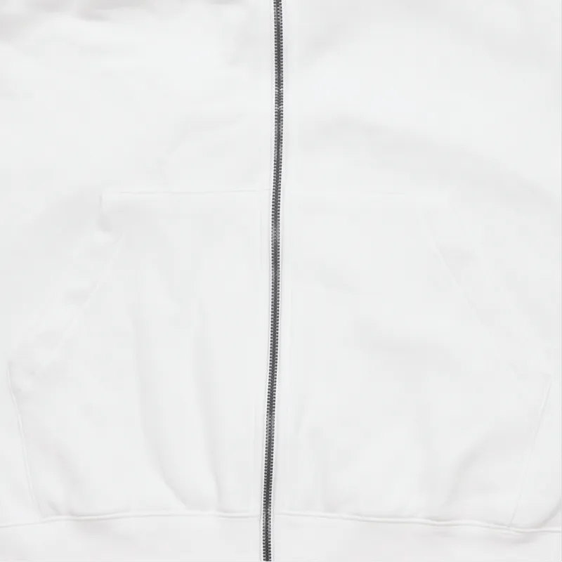 Nike Women'ss Fleece Lined Zip-Up Hooded Jacket White