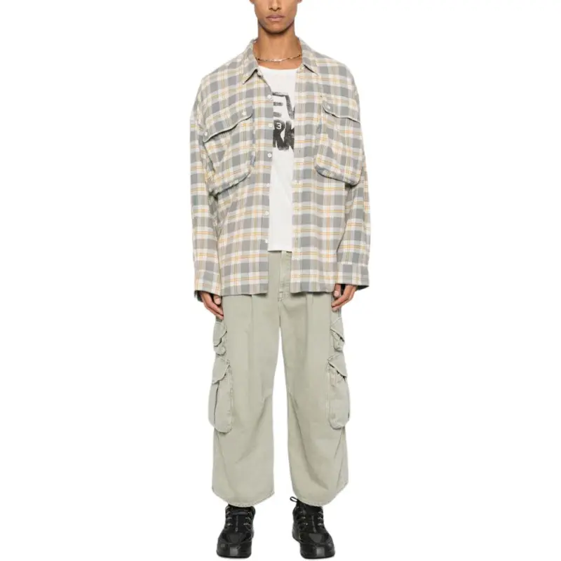 R13 Plaid Shirt-1