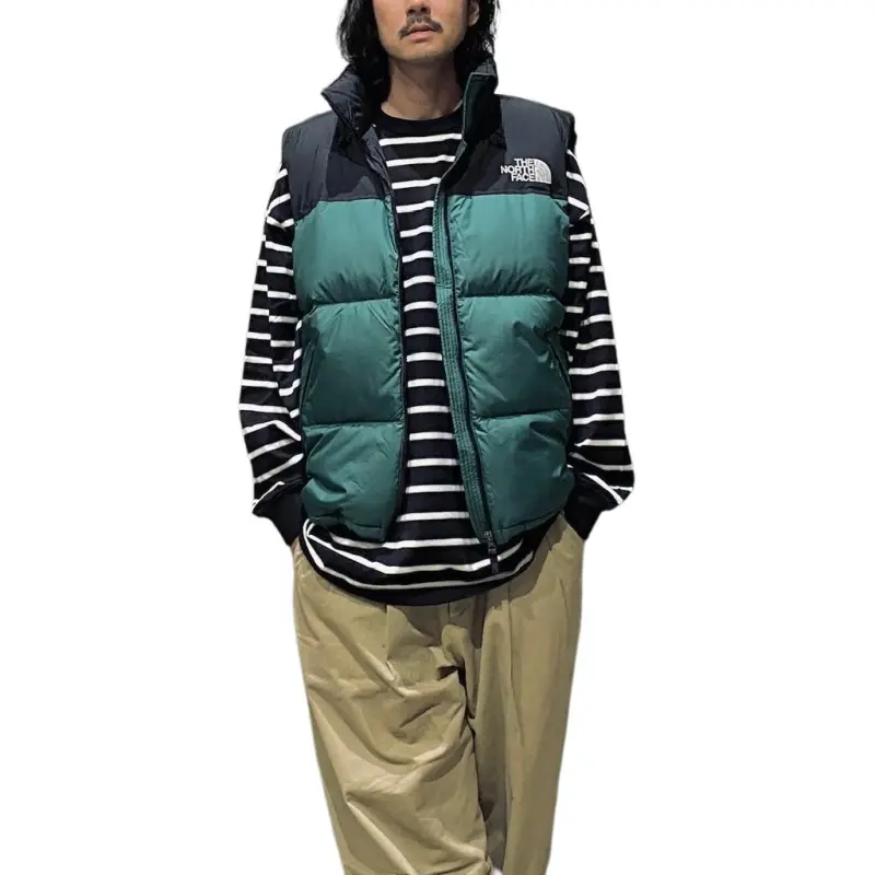 THE NORTH FACE Vest Men's Green-4