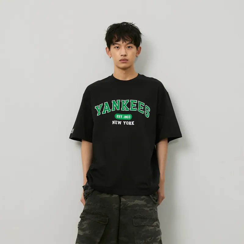 MLB College Style Series T Shirts Unisex Black-5