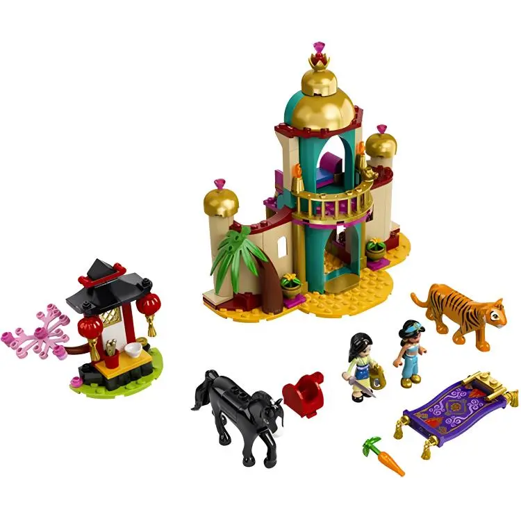 LEGO Disney Princess Collection, Jasmine And Mulan's Thrilling Adventures Building Blocks 176pcs 43208-1