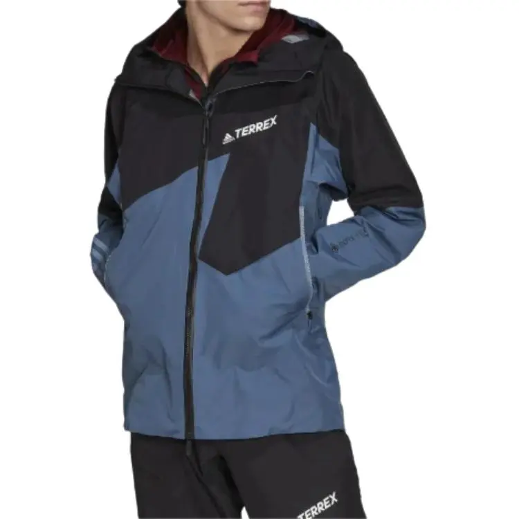 Adidas Windbreaker Jacket Men's Blue-4