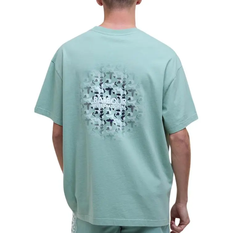 BARBOUR T Shirt Men's Granite Green-1