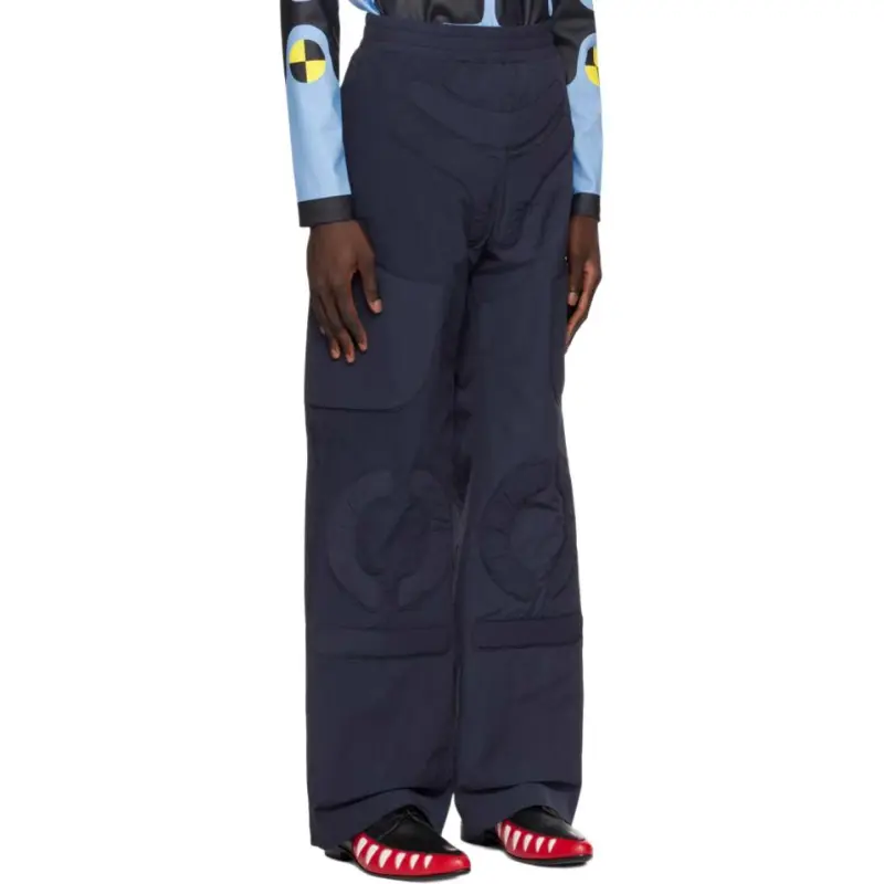 WALTER VAN BEIRENDONCK Casual Pants Men's Marine Blue-2