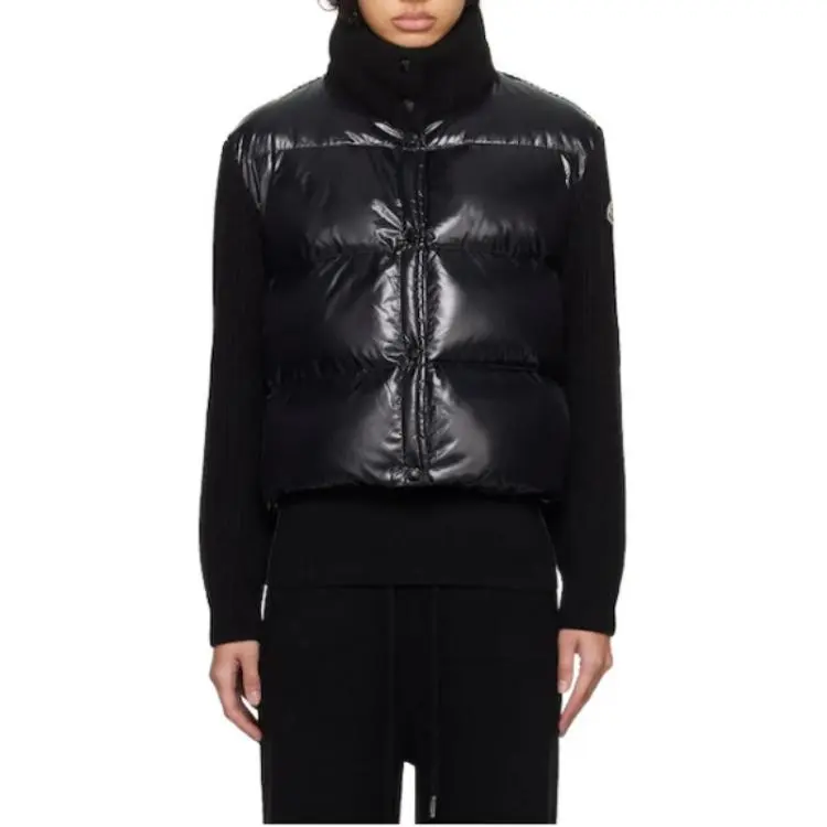Moncler Quilted Wool Cardigan-1