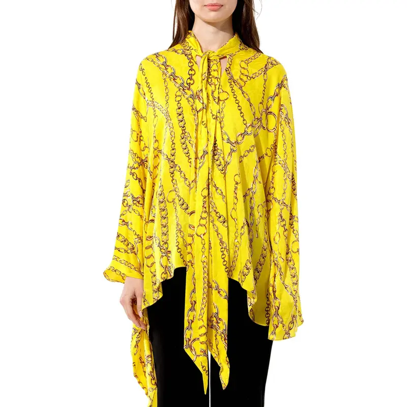 Balenciaga Chain Print Blouse-1