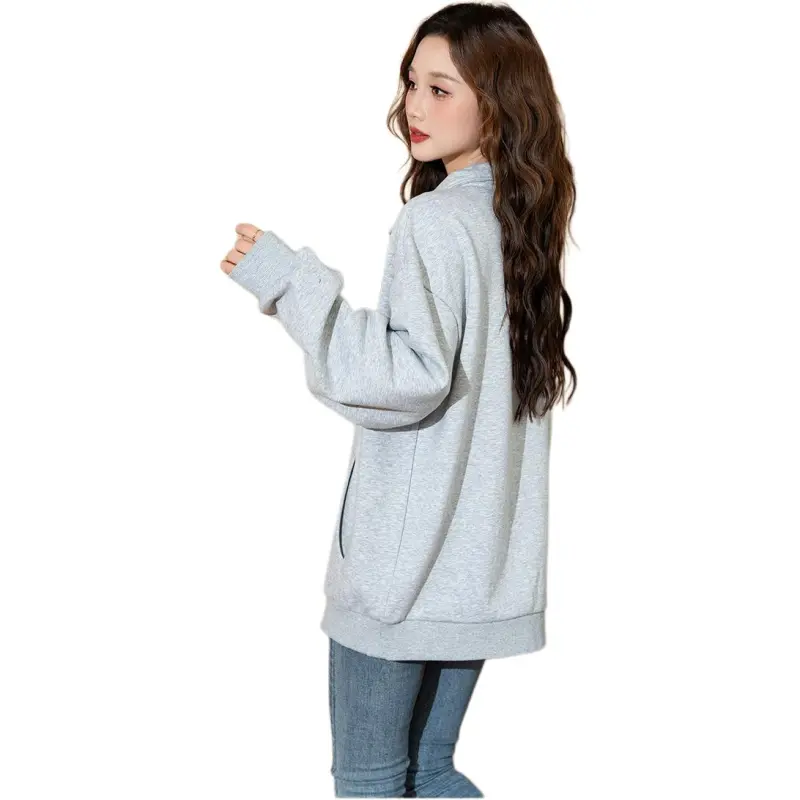 Tonlion Sweatshirt Women's Cool Light Gray-2