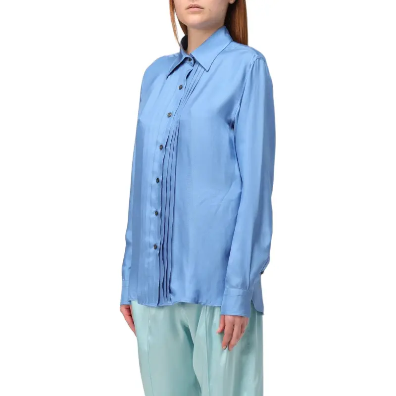 TOM FORD Pleated Long Sleeved Shirt-5