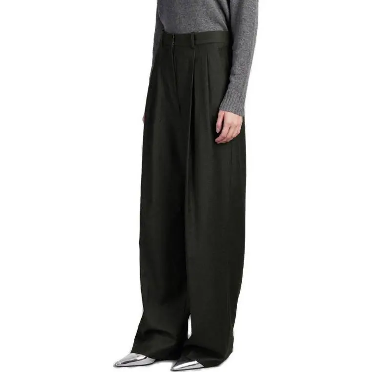 THEORY Casual Pants Women's Green-1