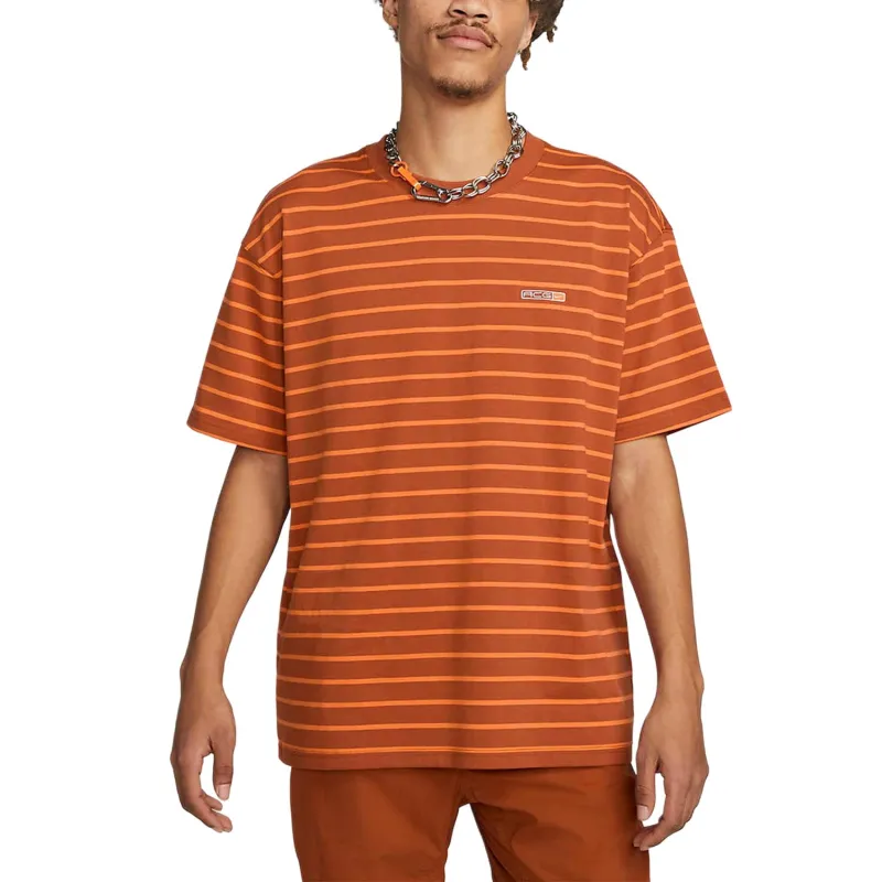 Nike T Shirts Men Orange-2