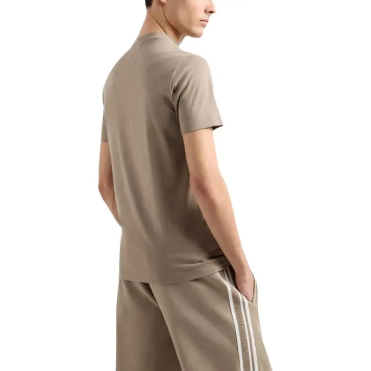 EMPORIO ARMANI Pima jersey T shirt With Logo Print-3