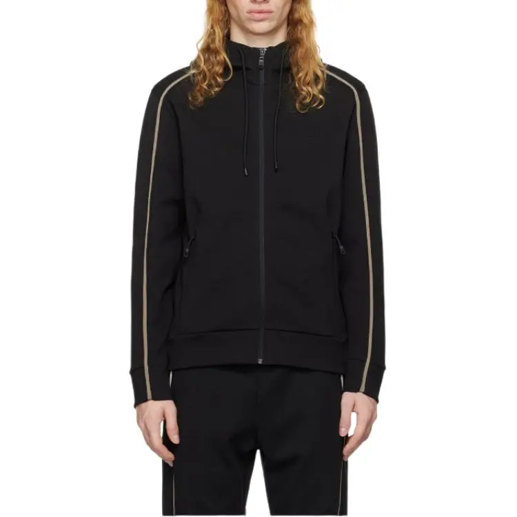 HUGO BOSS Zip Up Drawstring Hoodie-2