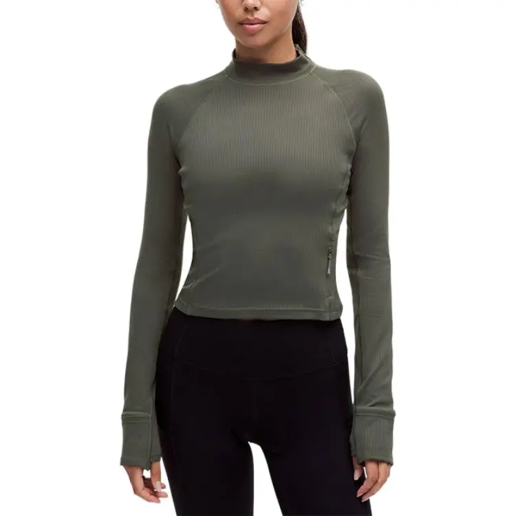 Lululemon T-Shirt Women's Slate Brown-2