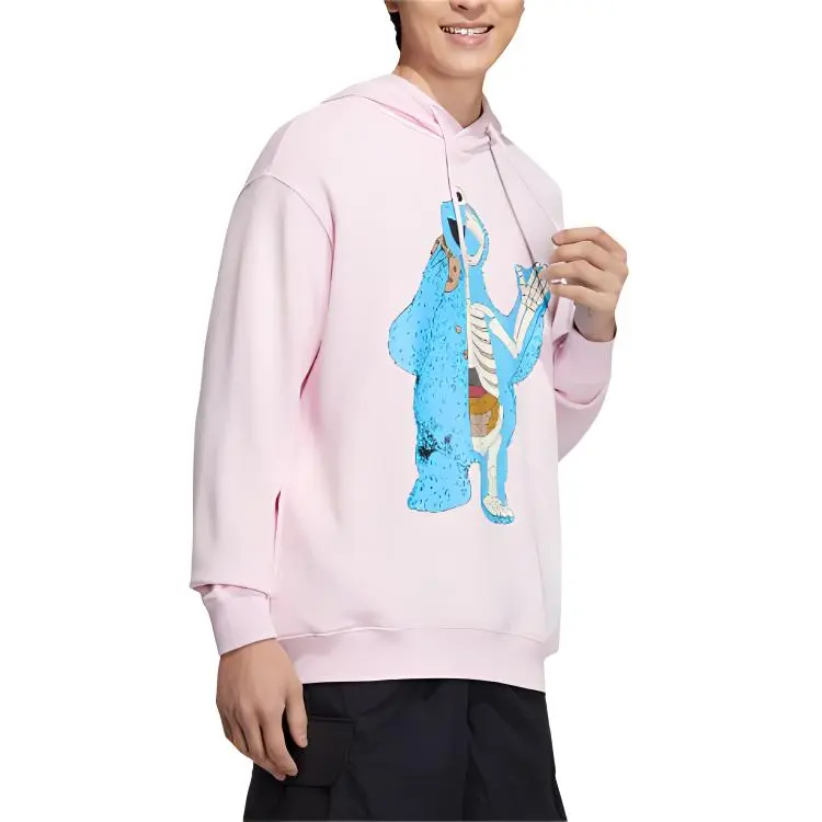 Sesame Street X Adidas Neo Sweatshirts Unisex Pink-2