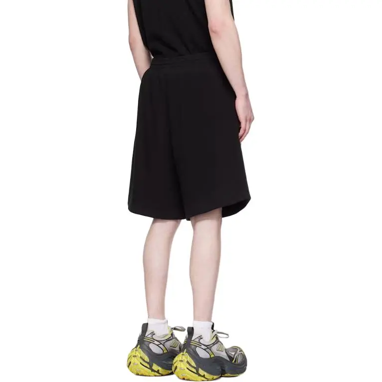WE11DONE Casual Shorts Unisex Black-1