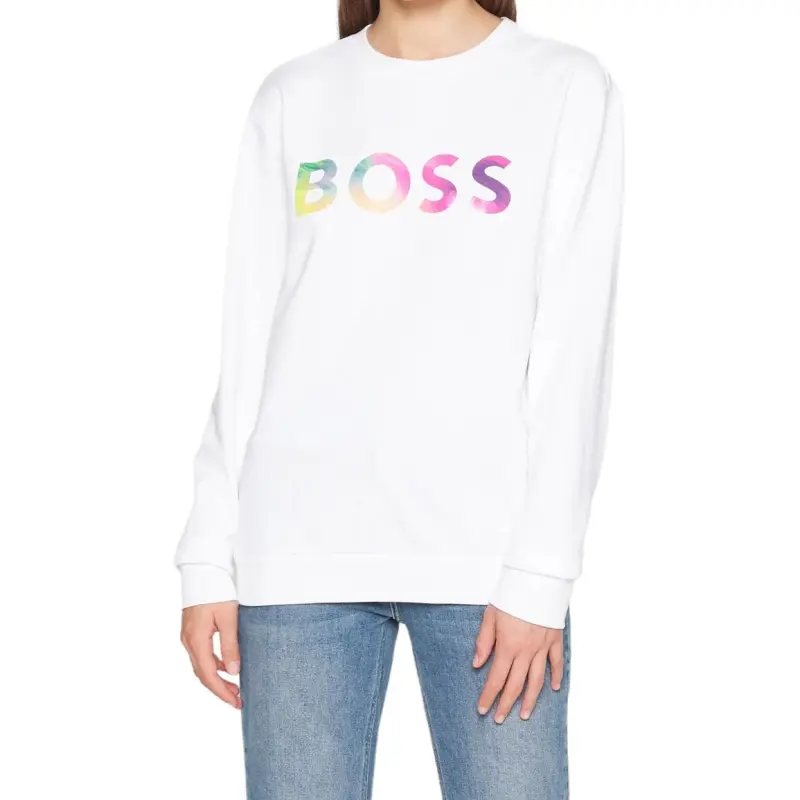 HUGO BOSS Sweatshirt Women's White-3