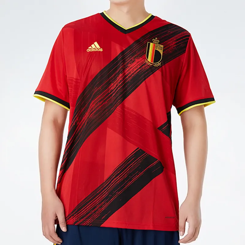 Adidas T Shirt Men's Preppy Red-4