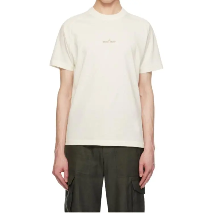 STONE ISLAND Logo Printed Short Sleeved T Shirt-2
