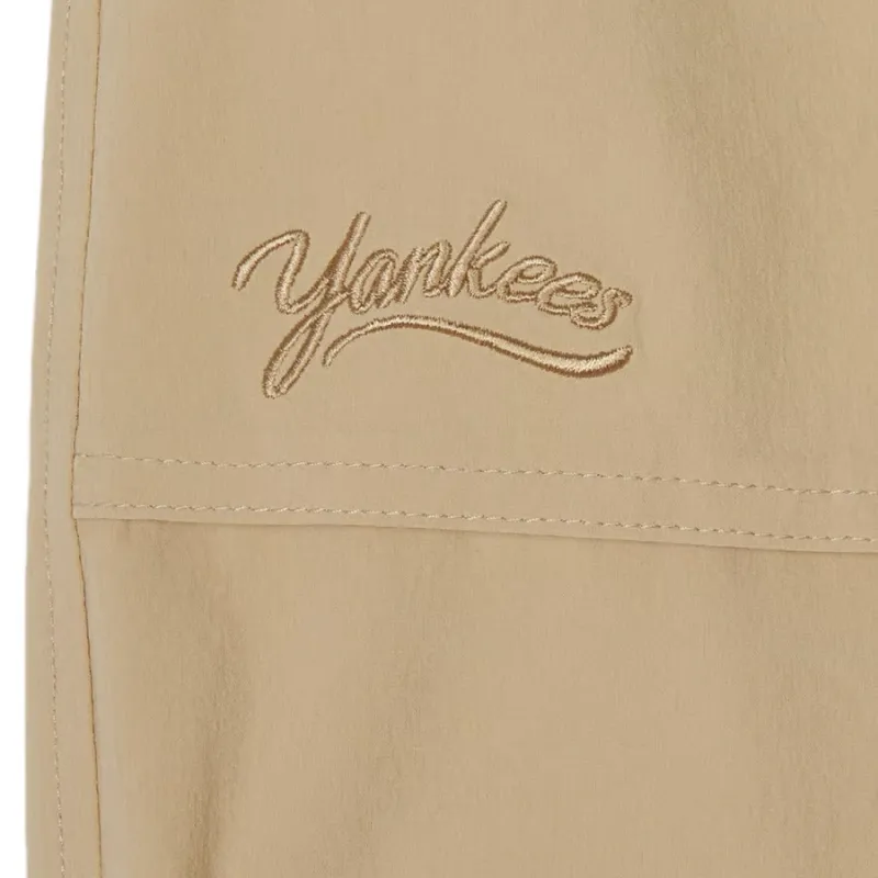 MLB New York Yankees Casual Pants Women's Ginger Yellow-2
