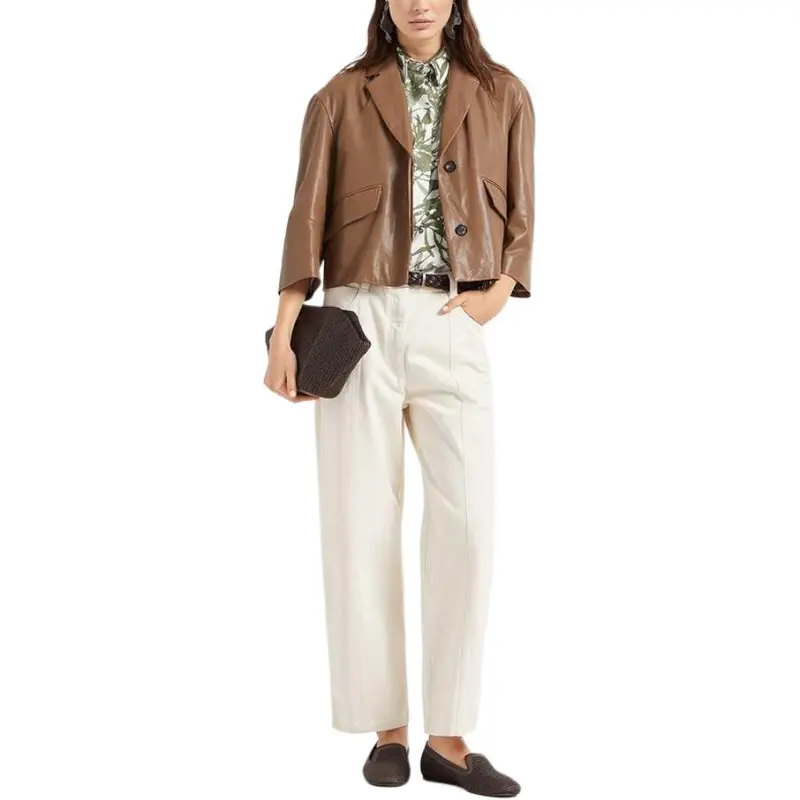 Brunello Cucinelli Cropped Trousers-1