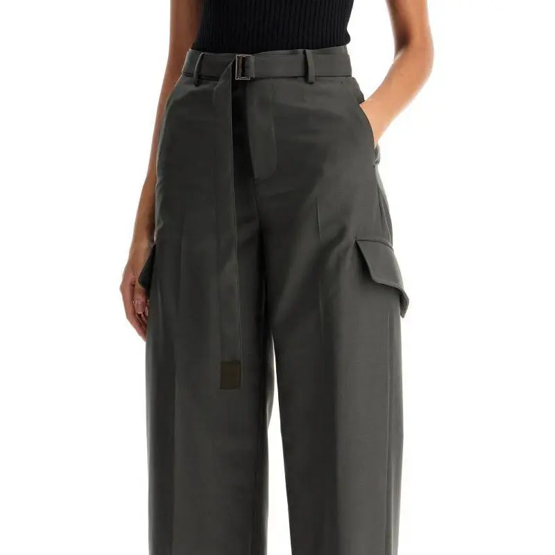 Sacai Suiting Pants 'Khaki'-3