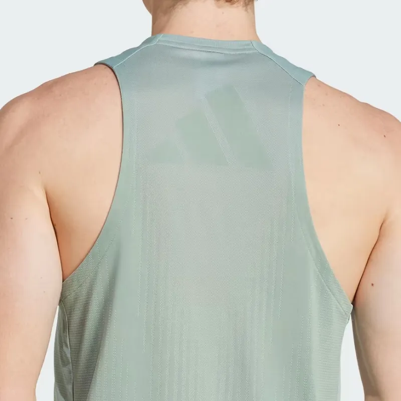 Adidas Airchill Tank Top Men's Silver Green-4
