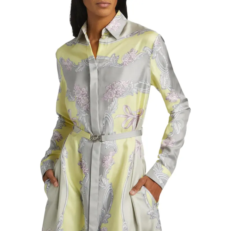 VERSACE Silk Dress-4