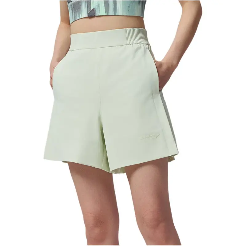 Saucony FOR HER Sports Shorts Men's Liqueur Green Desert Garden-3