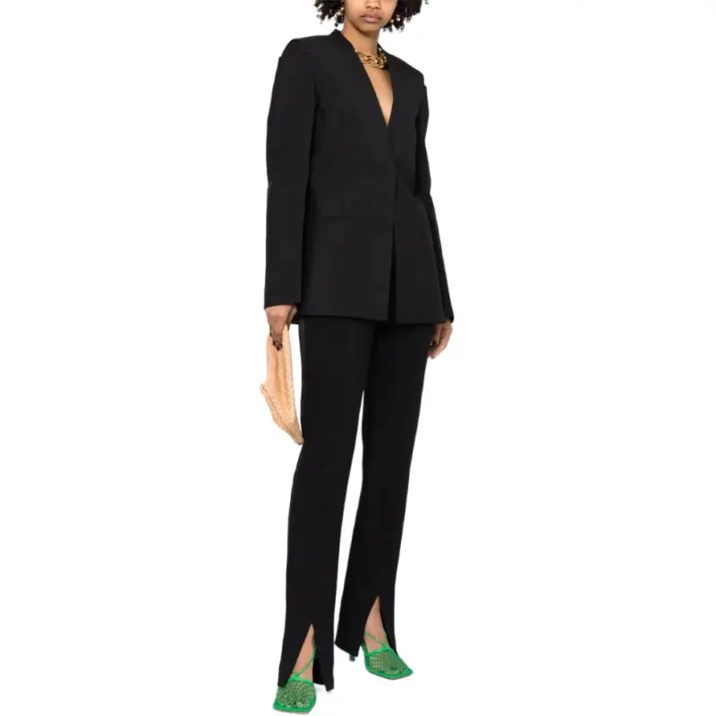 Givenchy Collarless Single breasted Jacket-2