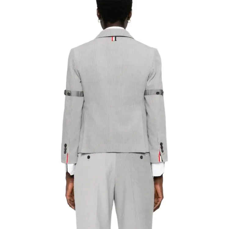 THOM BROWNE Corduroy Single breasted Blazer-4